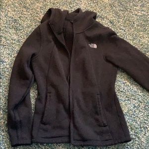 North Face zip up with hood